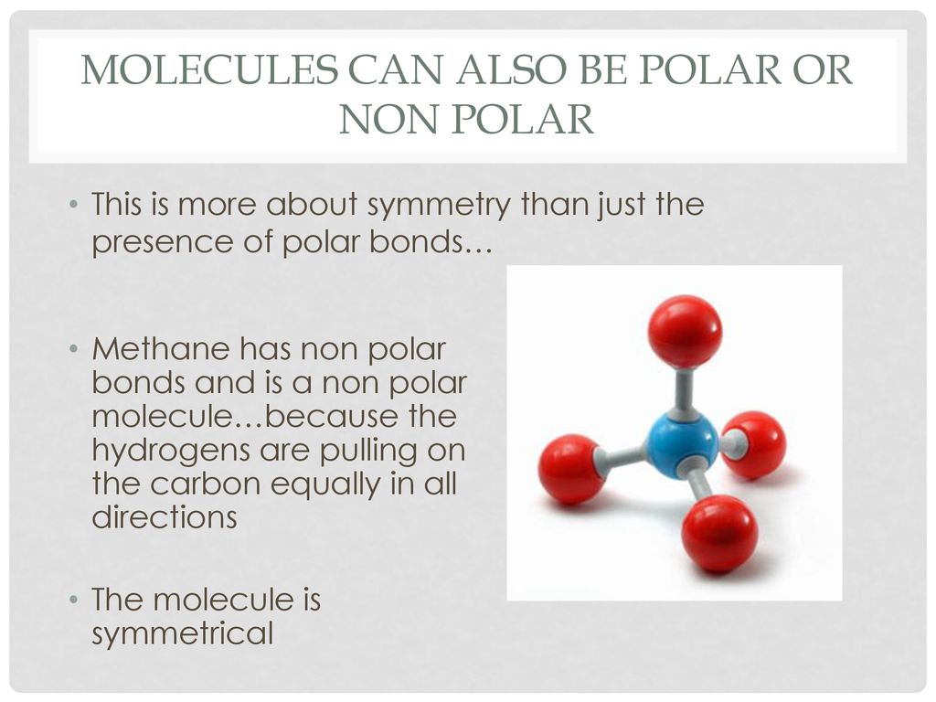 Ch Polar Or Nonpolar Why Is Methane Nonpolar Explain In Terms Of